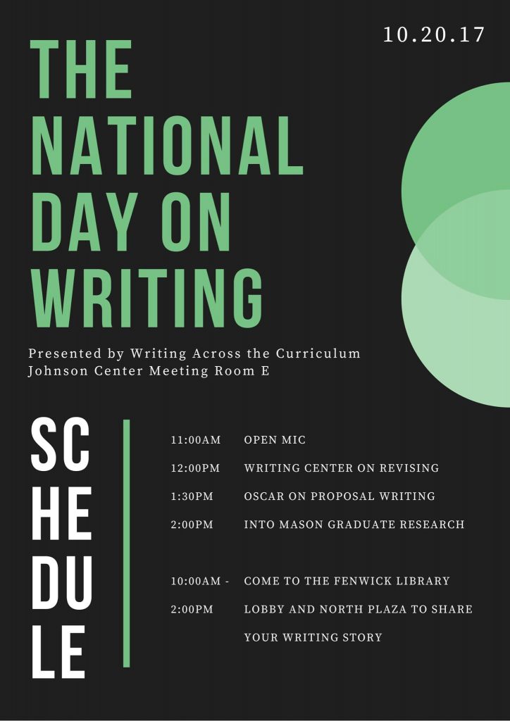 National Day on Writing Volition
